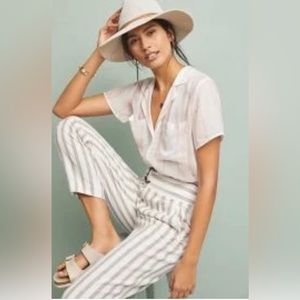 Anthropologie Cloth & Stone Dana Buttondown Top XS | Seen in Sweet Magnolias